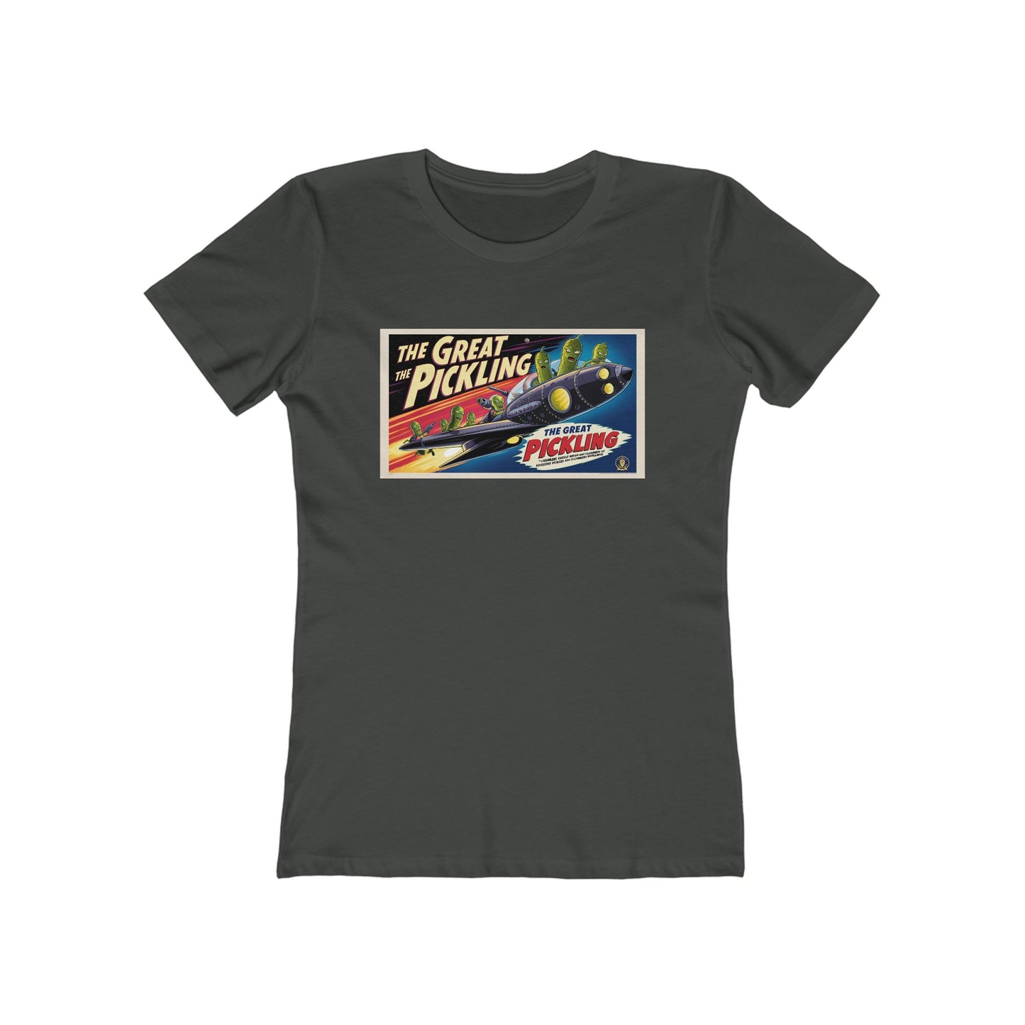 Retro Pickling Women's Boyfriend Tee - Fun Vintage Graphic T-Shirt