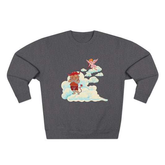 Devil & Cupid Cloud Crewneck Sweatshirt